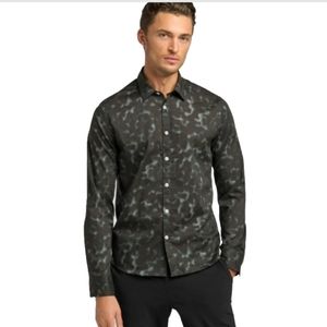 Good Man Brand On Point dress shirt in green magnet size XXL slim